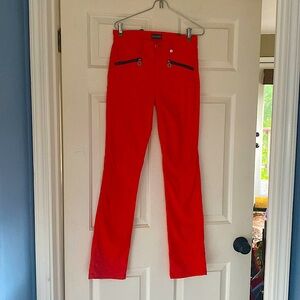 Golfino Autumn Fairway woman’s orange golf pants, size 4